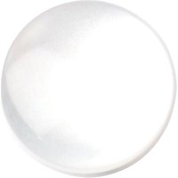 Groves Plain Button, 10mm, Pack Of Five, White