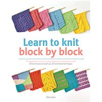 Search Press Learn To Knit Block By Block Book By Che Lam