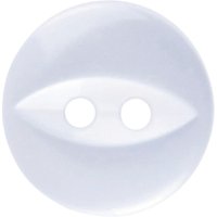 Groves Fish Eye Button, 11mm, Pack Of 9