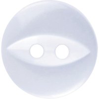 Groves Fish Eye Button, 16mm, Pack Of 6