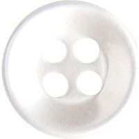 Groves Rimmed Button, 10mm, Pack Of 9