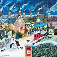 Museums And Galleries Christmas Post Charity Christmas Cards, Pack Of 8