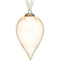 John Lewis Into The Woods Clear Finial Bauble, Amber