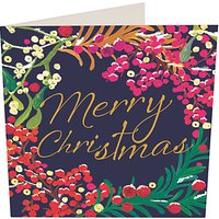 Caroline Gardner Merry Christmas Berries Charity Christmas Cards, Pack Of 5