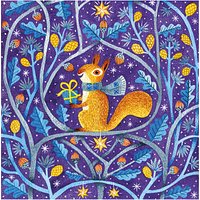 Museums And Galleries Squirrel Charity Christmas Cards, Pack Of 8