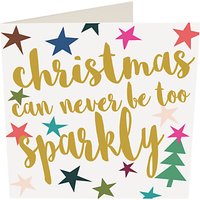 Caroline Gardner Sparkly Christmas Charity Christmas Cards, Pack Of 5