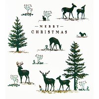 Woodmansterne Woodland Deer Charity Christmas Cards, Pack Of 5