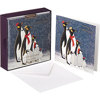 Sara Miller Penguins Luxury Christmas Cards, Pack Of 8