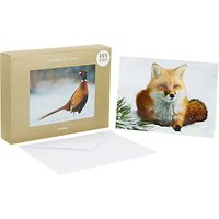 John Lewis Wildlife Bumper Charity Christmas Cards, Pack Of 25