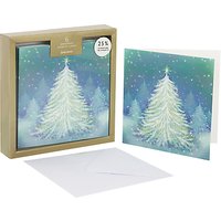 John Lewis Magical Tree Premium Charity Christmas Card, Pack Of 6