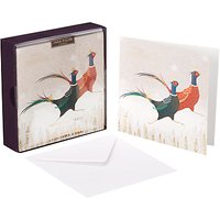 Sara Miller Pheasant Luxury Christmas Cards, Pack Of 8