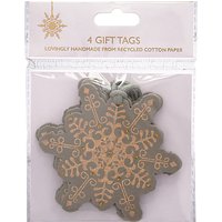 Vivid Winter Palace Snowflake Gift Tags, Pack Of 4
