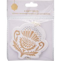 Vivid Highland Myths Thistle Gift Tags, Pack Of 4