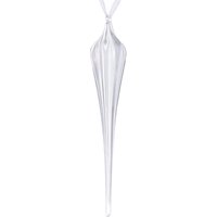 John Lewis Winter Palace Icicle Ornament, Clear
