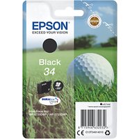 Epson Golfball T3461 Inkjet Printer Cartridge, Black