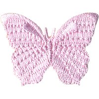 La Stephanoise Iron On Butterfly Motif, Pink