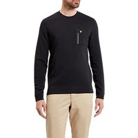 Lyle & Scott Zip Pocket Sweatshirt, True Black