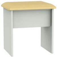 Lugano Grey Dressing Table Stool (H)510mm (W)480mm