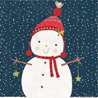 Almanac Bobble Hat Charity Christmas Cards, Pack Of 6