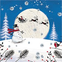 Almanac Winter Scene Charity Christmas Cards, Pack Of 6