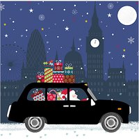 Almanac Christmas Cab Charity Christmas Cards, Pack Of 6