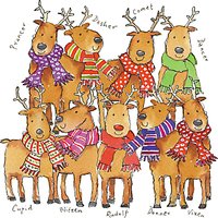 Almanac Team Rudolph Charity Christmas Cards, Pack Of 6