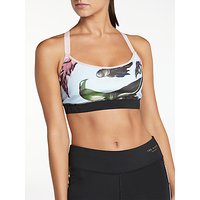 Ted Baker Fit To A T Liida Eden Cross Back Activewear Sports Bra, Blue/Multi
