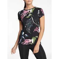 Ted Baker Fit To A T Yizzo Eden Activewear Fitted T-Shirt, Black