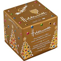 Holdsworth Dark Chocolate Christmas Pudding Truffle Cube, 55g
