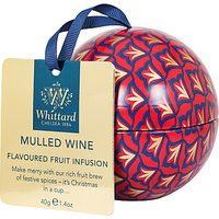 Whittard Mulled Wine Tea Bauble, 47g
