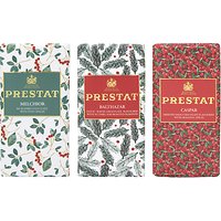 Prestat Christmas Chocolate Bar Library, Pack Of 3, 225g