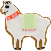 Image On Food Hand Decorated Iced Gingerbread Llama, 50g