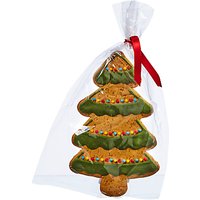Image On Food Hand Decorated Iced Gingerbread Christmas Tree, 65g