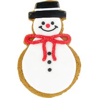 Image On Food Hand Decorated Iced Gingerbread Snowman, 115g
