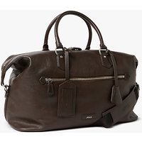 Polo Ralph Lauren Pebble Leather Duffle Bag, Brown