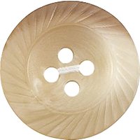 Groves Rimmed Button, 20mm, Pack Of 4