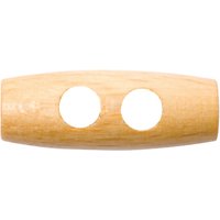 Groves Wooden Toggle Button, 30mm, Pack Of 3
