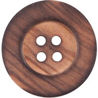 Groves Wooden Button, 25mm, Pack Of 2