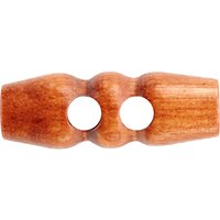 Groves Wooden Toggle Button, 29mm, Pack Of 3
