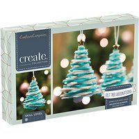 Crafter's Companion Create Your Own Felt Christmas Tree Decorations, Pack Of 3