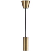 Sylcone Brushed Brass Effect Light Pendant