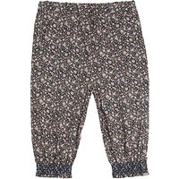 Wheat Baby All-Over Floral Print Trousers, Navy