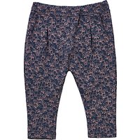 Wheat Baby All-Over Cat Print Trousers, Navy