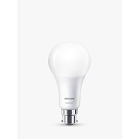 Philips SceneSwitch 13.5W BC LED 3 Step Bulb, Frosted, Non-Dimmable