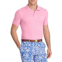 Polo Golf By Ralph Lauren Stretch Mesh Pro Fit Polo Shirt, Beach Pink
