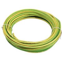 Time Single Core Conduit Cable 6mm² 6491B Green & Yellow 10m