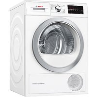 Bosch WTW85492GB Condenser Tumble Dryer With Heat Pump, 8kg Load, A++ Energy Rating, White