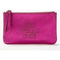 AND/OR Mila Slogans Leather Coin Purse