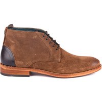 Barbour Benwell Leather Chukka Boots, Tobacco