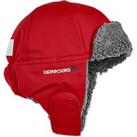 Didriksons Children's Biggles Trapper Hat, Red